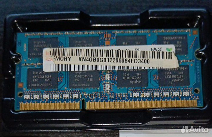 Оперативная память sodimm DDR3 Hynix 4GB