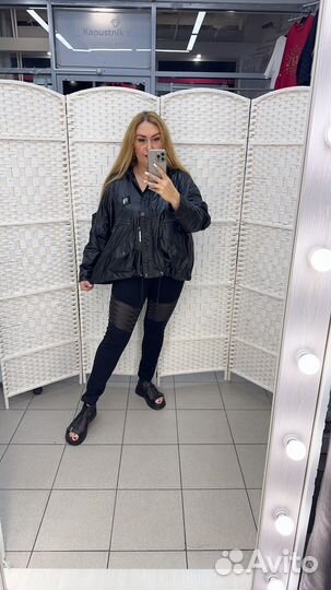 Куртка ветровка со стразами турция 50-64