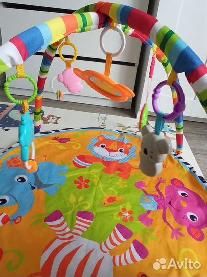 Развивающий коврик игровой с дугами