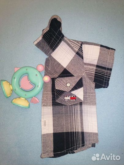 Джинсовая рубашка для ребенка