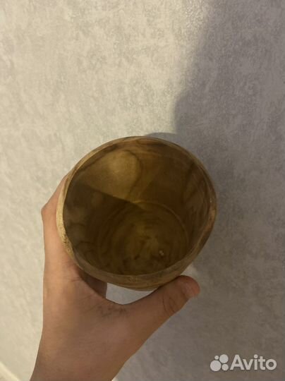 Деревянный стакан с Бали