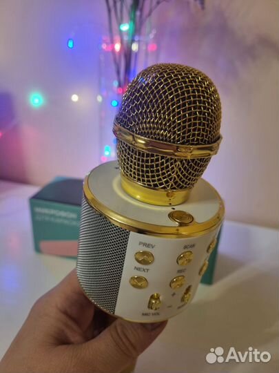 Беспроводной микрофон-колонка для караоке