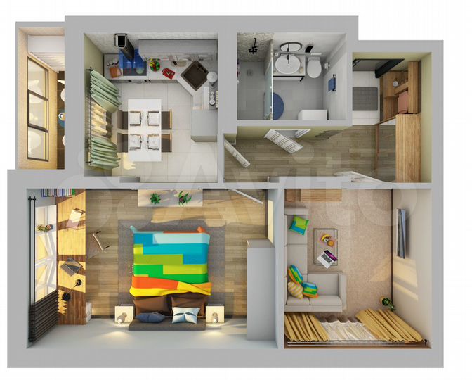 2-к. квартира, 48,5 м², 11/25 эт.