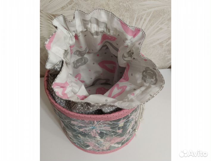 Корзинка-органайзер из ткани