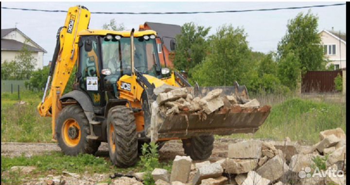Услуги экскаватора погрузчика
