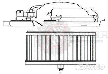 Электровентилятор отопителя для автомобилей Merced