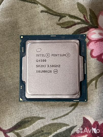 Процессор Intel Pentium G4500 LGA1151, 2x3500 мгц