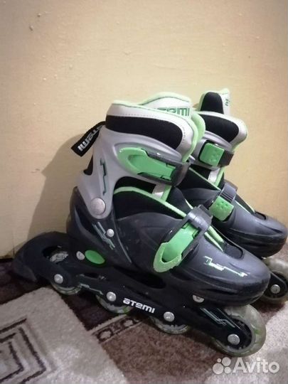Роликовые коньки детские раздвижные