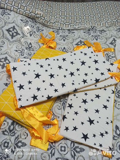 Мягкие бортики в кроватку