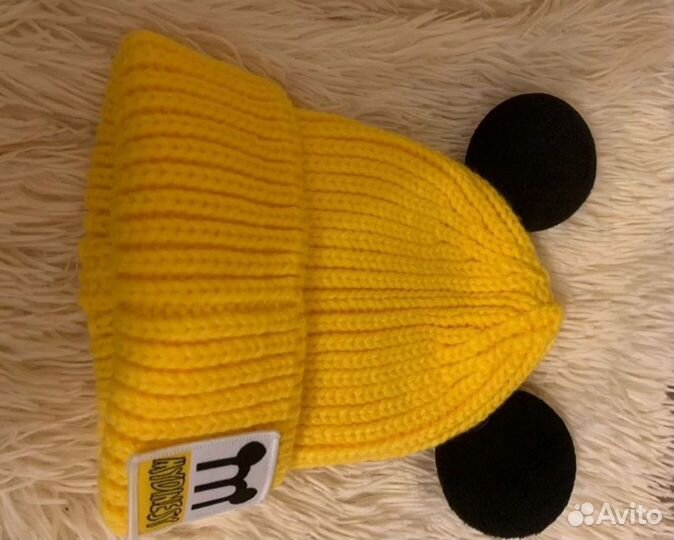 Шапка с ушками 47-52