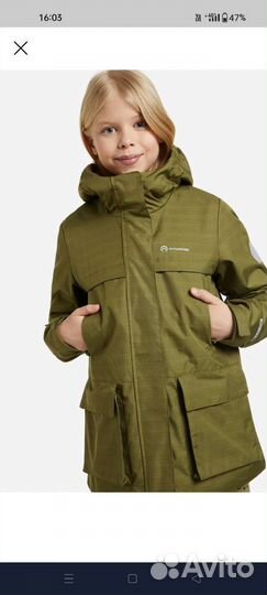 Парка для девочки 122 128