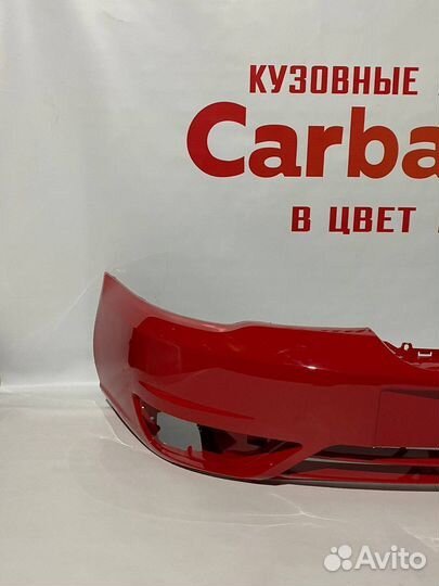 Бампер передний Daewoo Nexia в цвет кузова красный