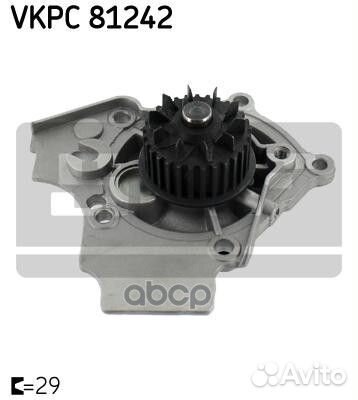 Насос водяной (помпа) VAG 2.0tfsi vkpc81242 Skf