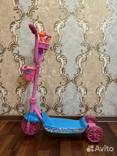 Самокат детский трехколесный бу