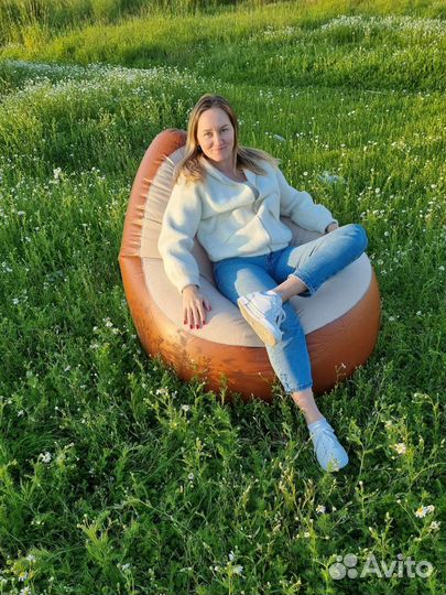 Самонадувающееся и самосдувающееся Кресло мешок