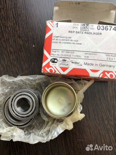Подшипники задней ступицы VW Golf