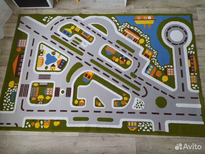 Ковер детский с дорогами