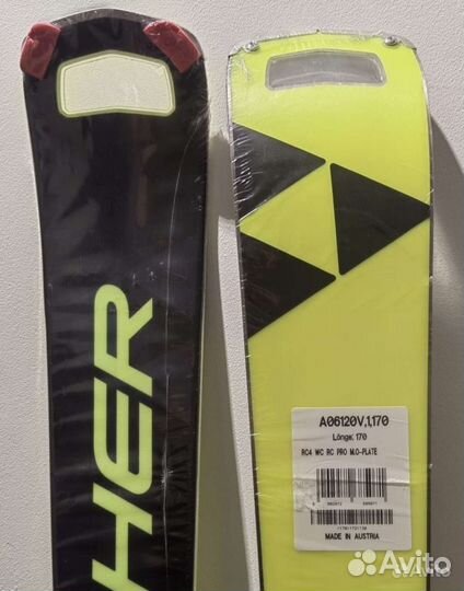 Горные лыжи Fischer rc4 RC-pro мо-plate170Новые23г