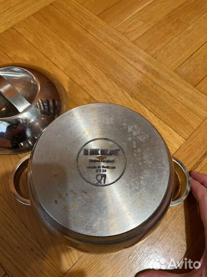 Кастрюли IKEA стальные