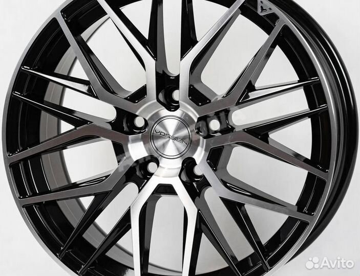 Литой диск в стиле vossen R17 5x114.3. Беспл подбо