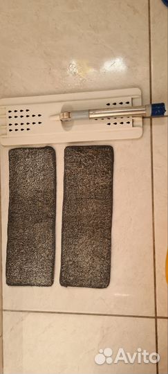 Швабра с ведром и отжимом scratch cleaning mop