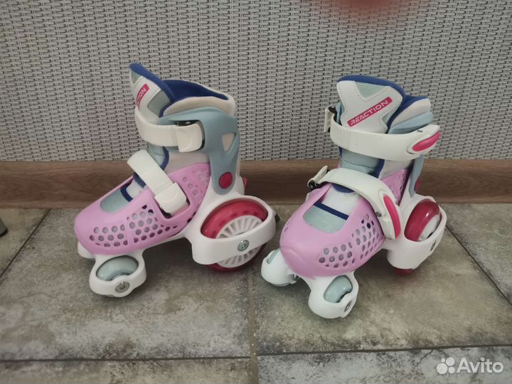Роликовые коньки детские раздвижные