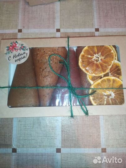 Подарочный набор фруктовой пастилы и фрипсов