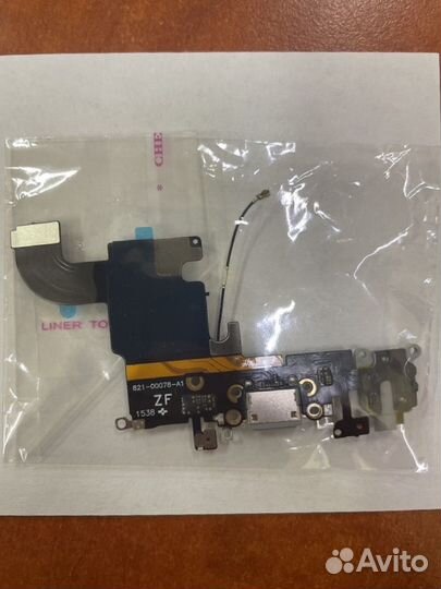 Шлейф нижний разъема зарядки 6s