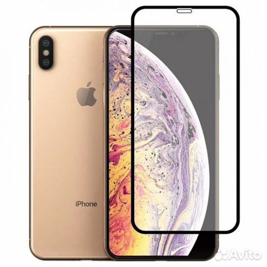 Защитное стекло iPhone xs max