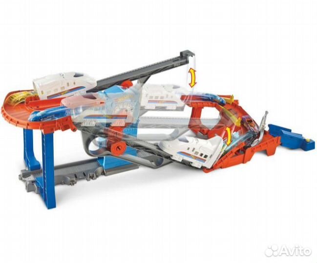 Новый Hot wheels Поезд-экспресс GRW38 Оригинал