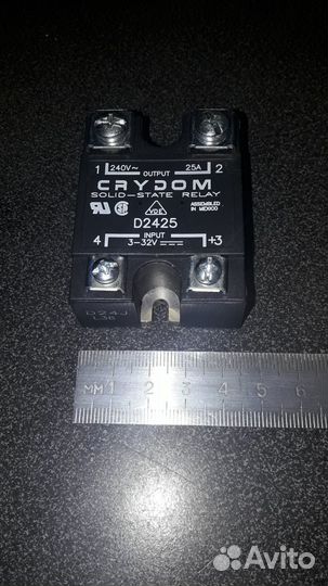 Твердотельное реле crydom D2425, 240V/25A оригинал