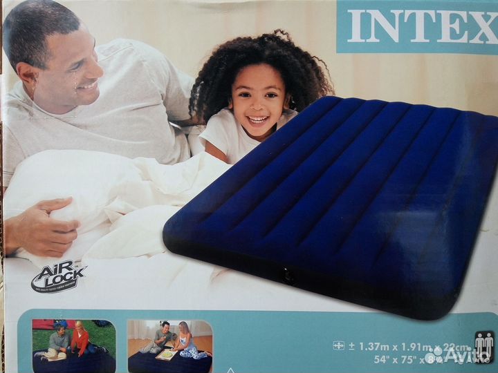 Надувной матрас Intex 137 х 191 х 25 см