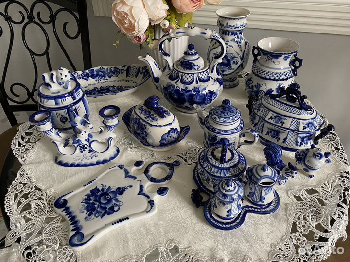Гжель времен СССР коллекция