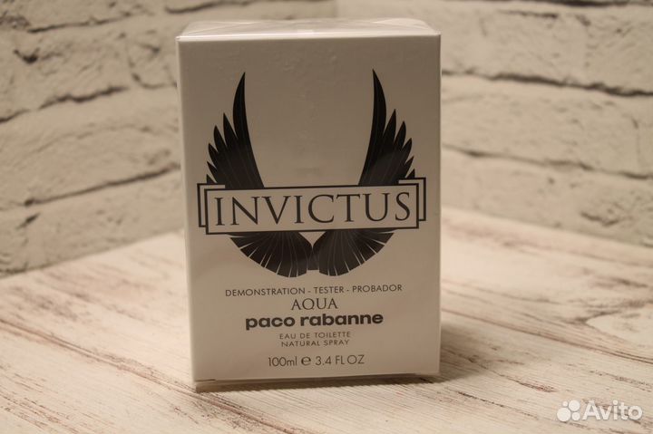 Tester туалетная вода Paco Rabanne Invictus Aqua