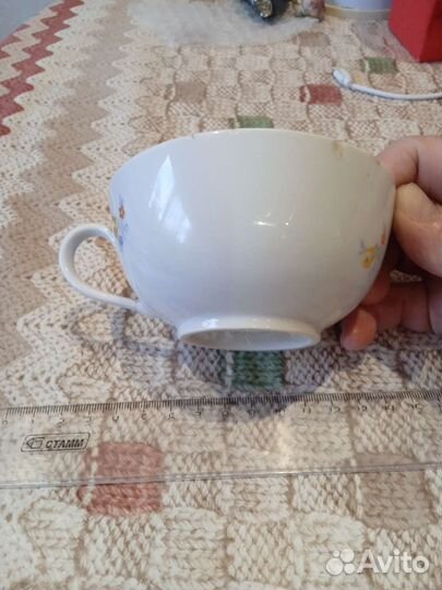 Чашка фарфор старая Kahla 40-50 годы
