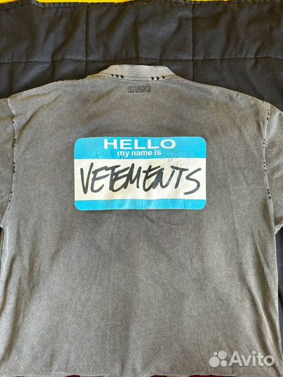 Футболка vetements