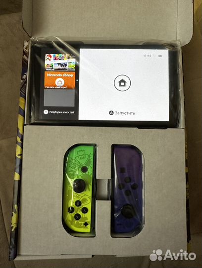 Nintendo switch oled splatoon (есть прошитые)