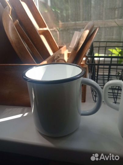 Кружка, чашка эмалированная 1 литр