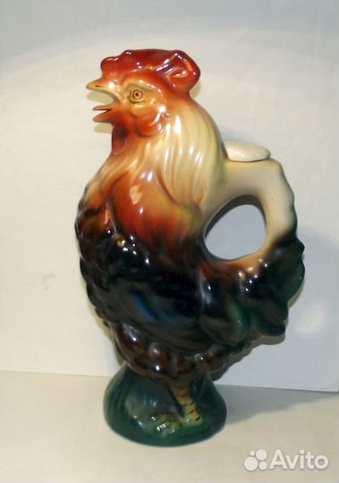 Кувшин графин штоф СССР петух фаянс