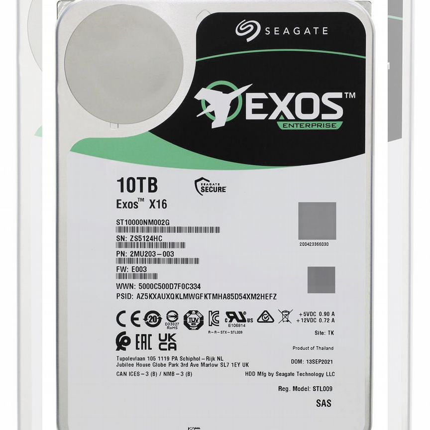 [ST10000NM002G] Жесткий Диск Seagate 10tb Sas 3,5" St10000nm002g