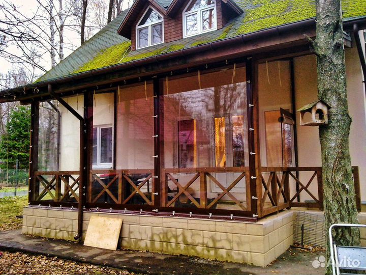 Мягкие, гибкие окна пвх для беседки, веранды