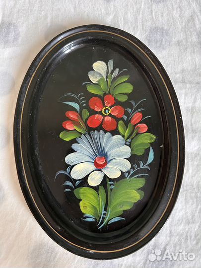 Жостовский поднос маленький 3шт