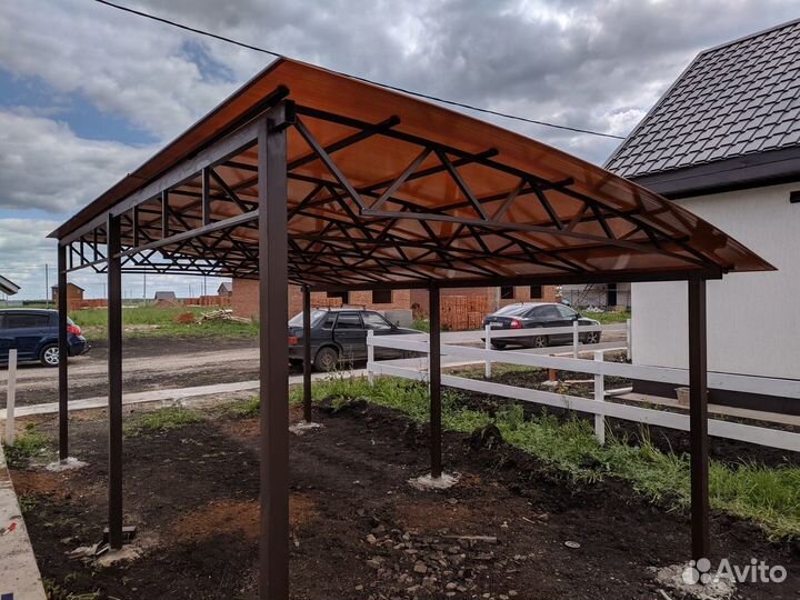 Навес из поликарбоната