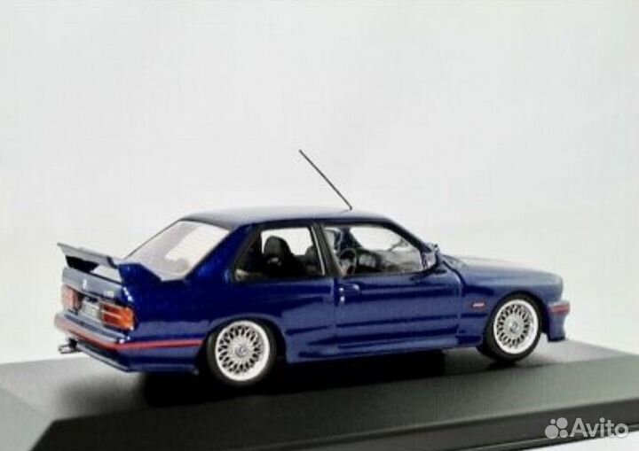 BMW M3 (E30) Sport Evolution 1990 синий 1:43