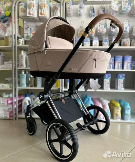 Коляска 2в1 3в1 Cybex Priam 4 Cozy beige