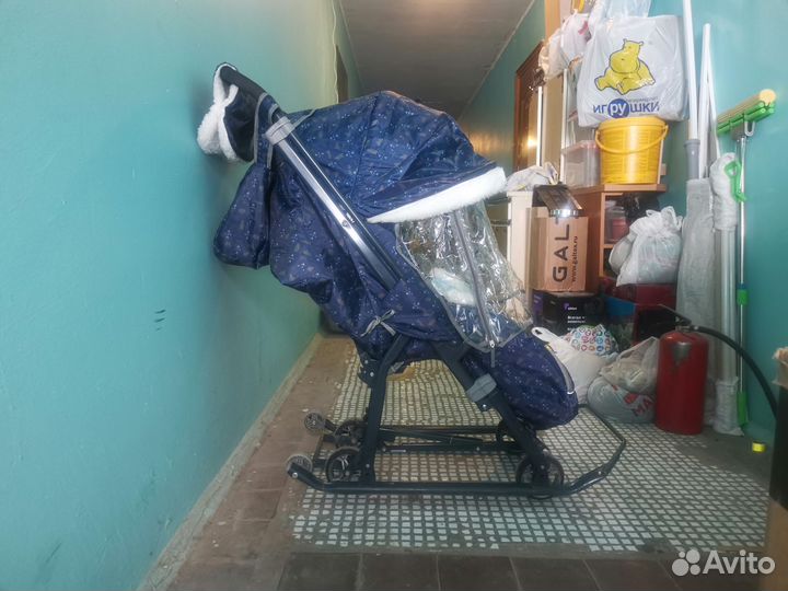 Санки коляска ника 7