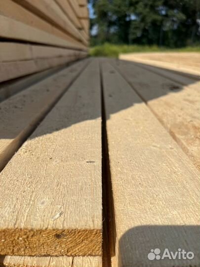 Доска обрезная, сорт 1, т/у, сосна