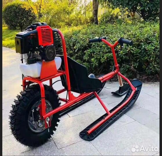 Детский Снегокат с колесом