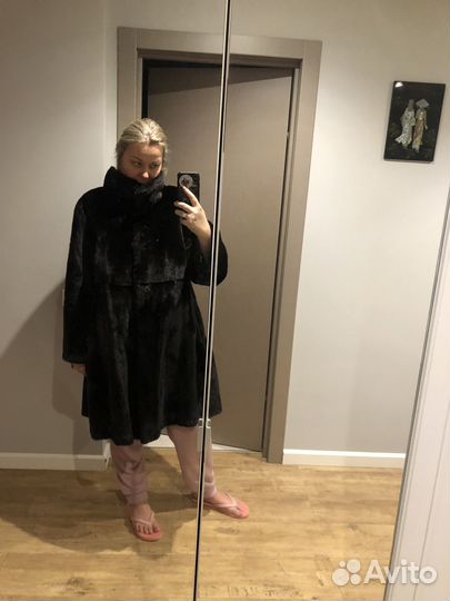 Шуба норковая 50 52 blackglama