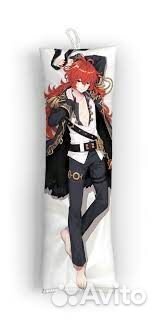 Дакимакура Дилюк 150см/ Подушка обнимашка